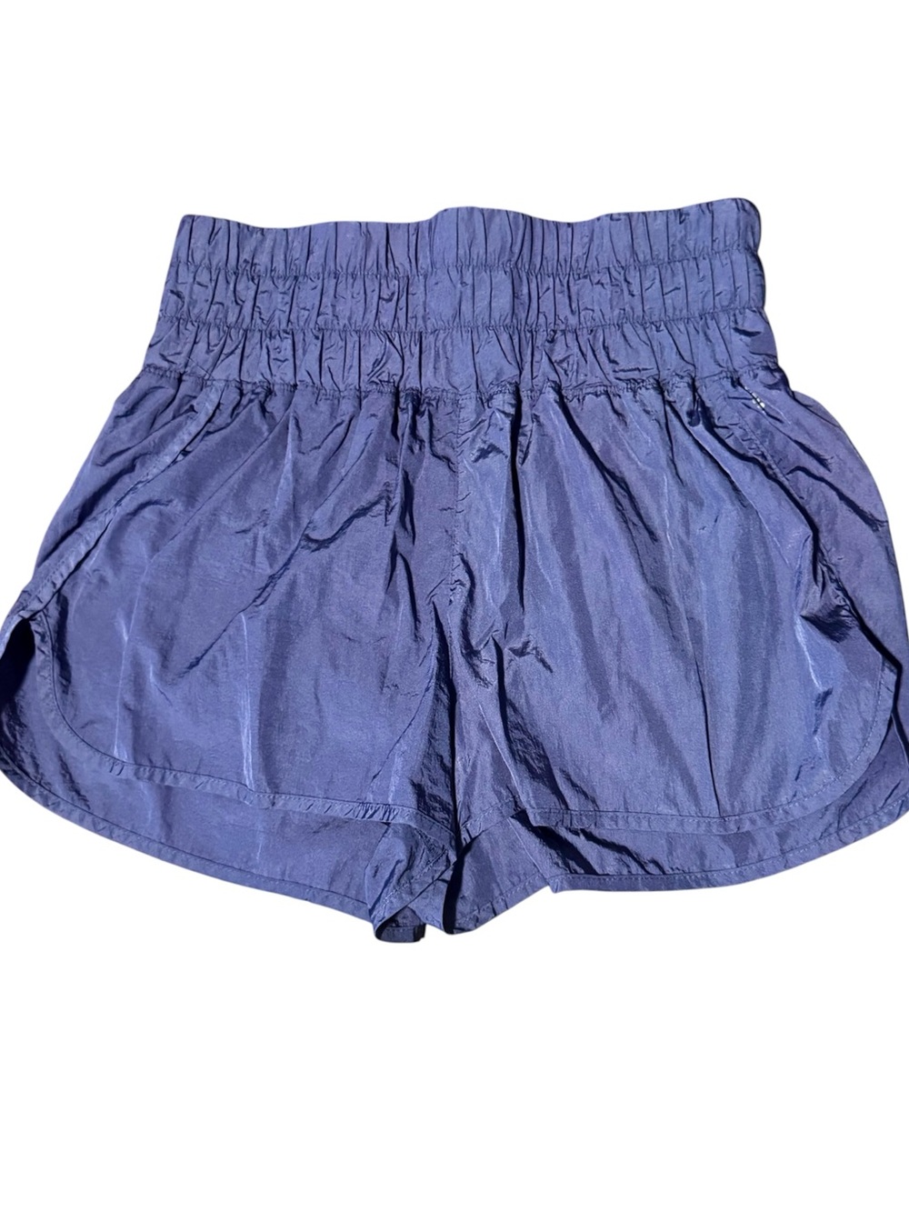 FP Movement by Free People The Way Home Shorts Women XL Purple Hi Rise Athletic